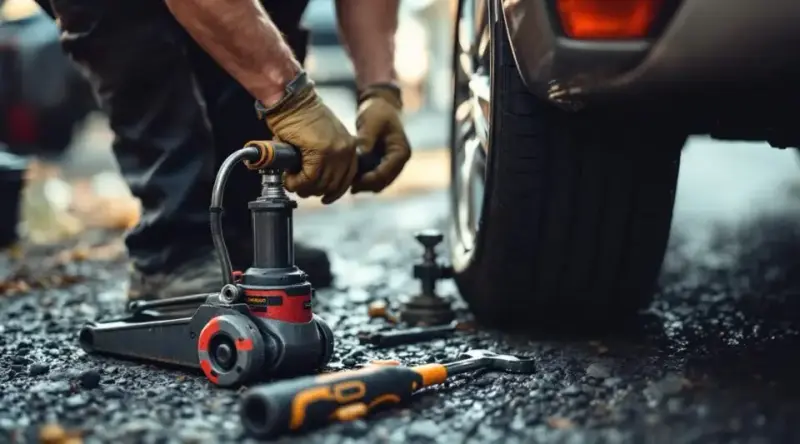 Flat Tire Change Service Woodbridge